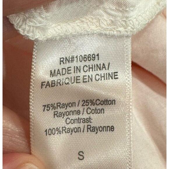 Young Fabulous & Broke Small Kyra Dress Peach Pink Tie Belt Eyelet Resort READ - Picture 9 of 11